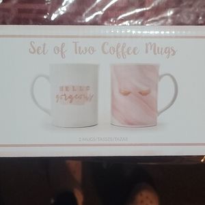 Very cute for valentines set of coffee mugs